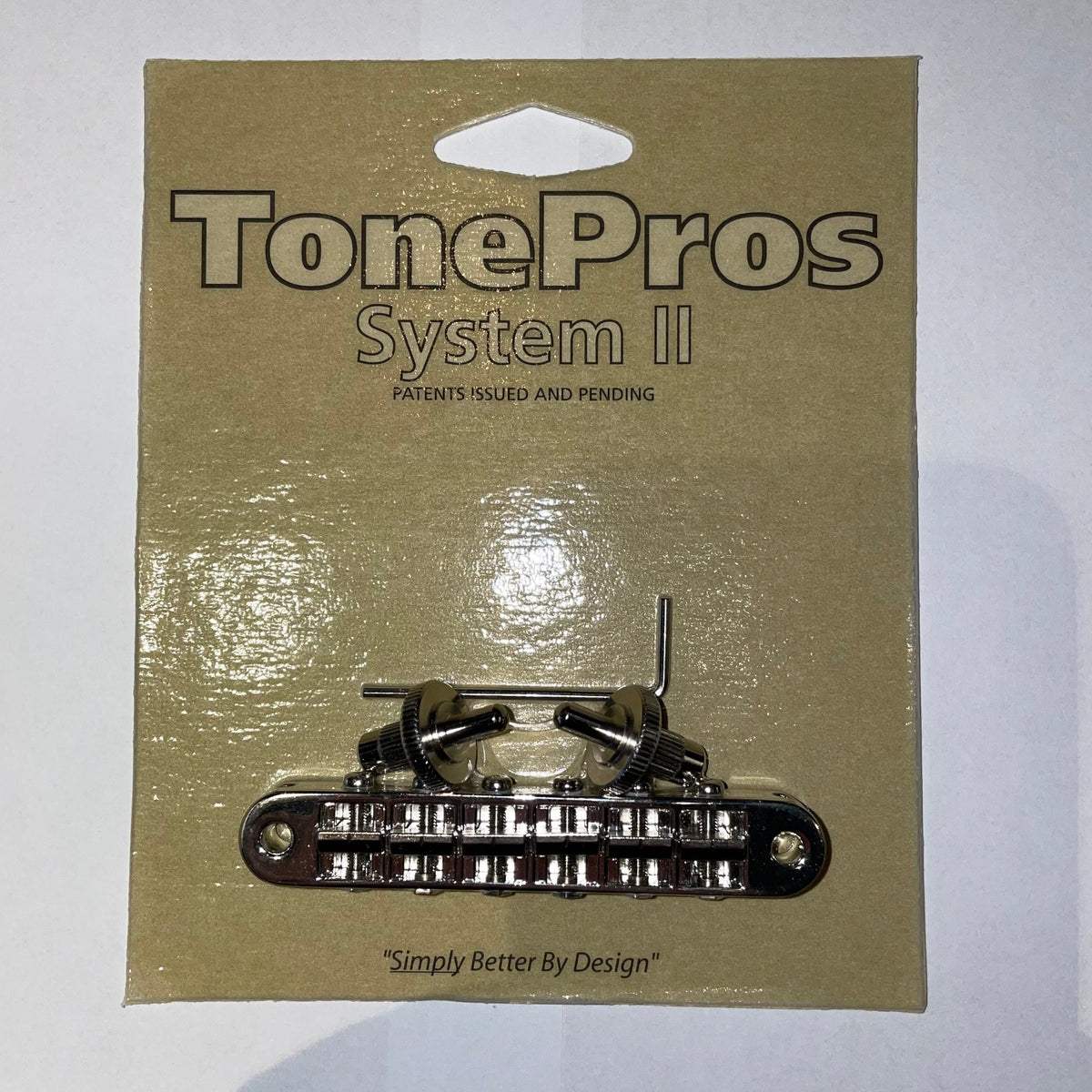 TonePros T3BP Nashville Tune-o-Matic Bridge Imperial with Notched Sadd