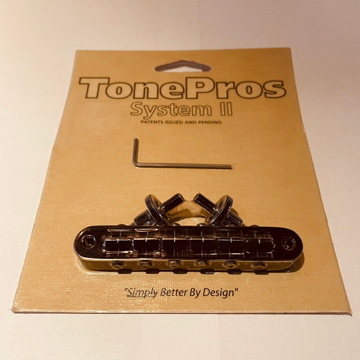 TonePros T3BP Nashville Tune-o-Matic Bridge Imperial with Notched Sadd