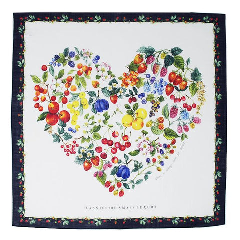 Fruit Heart Handkerchief