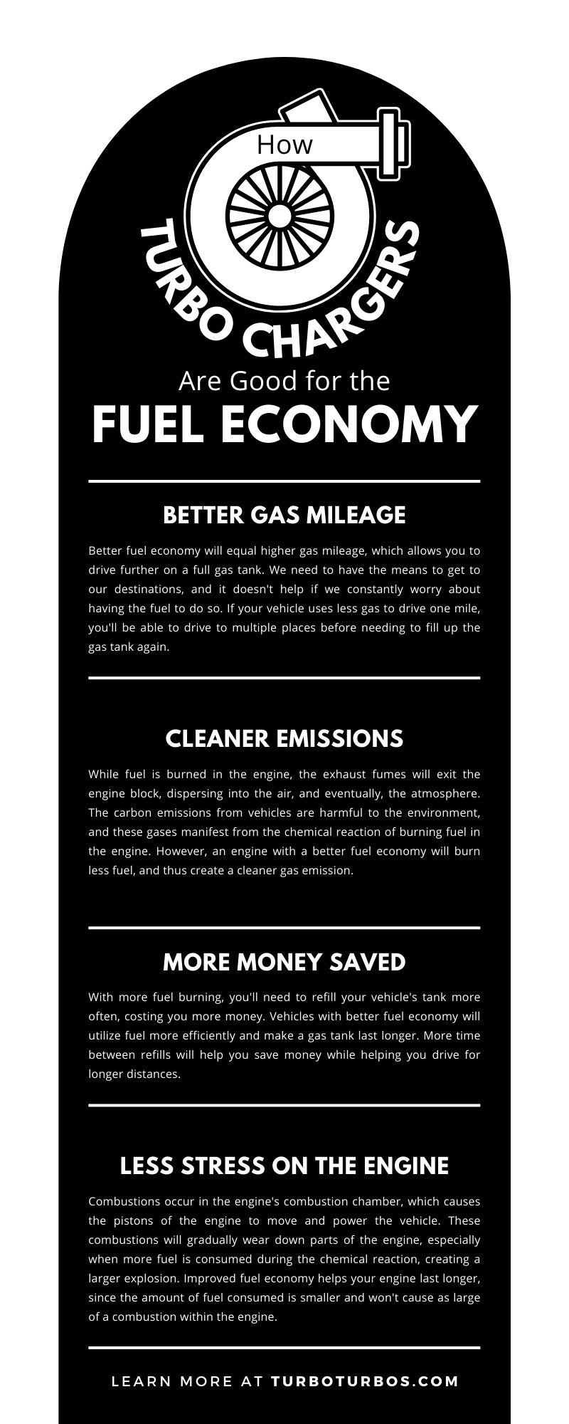 Cómo los turbocompresores son buenos para la economía de combustible