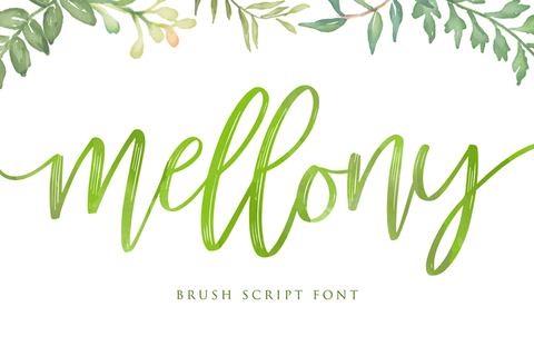 Mellony Script Font - Best New Romantic Script Fonts