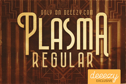 Plasma Regular Free Vintage Style Font