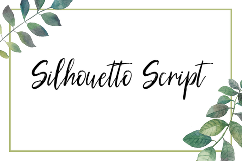 Silhouetto Script Font Demo - Best New Romantic Script Fonts 2-01