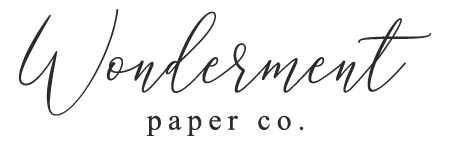 Wonderment Paper Co Logo