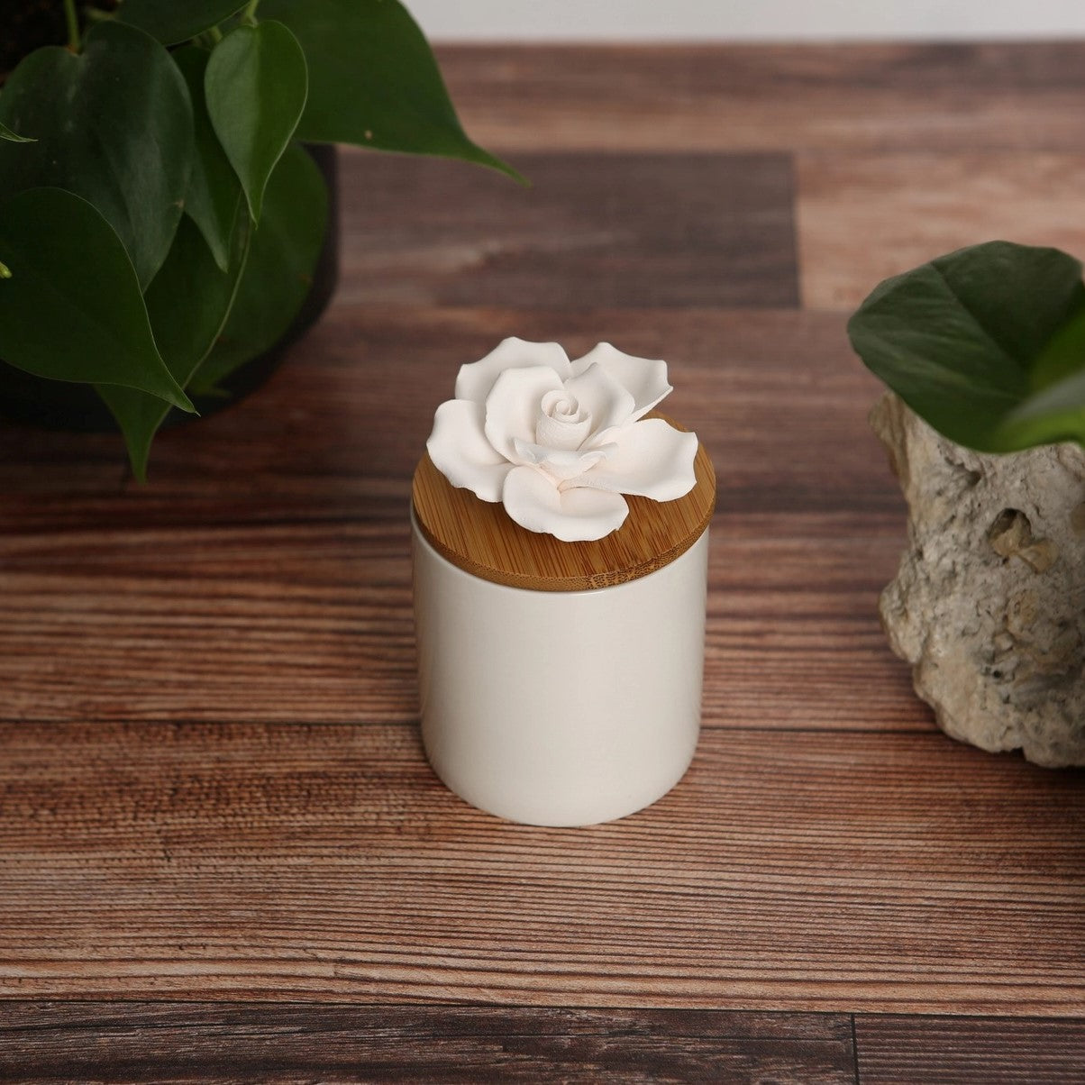 Flower Stone Diffuser with Eucalyptus Oil