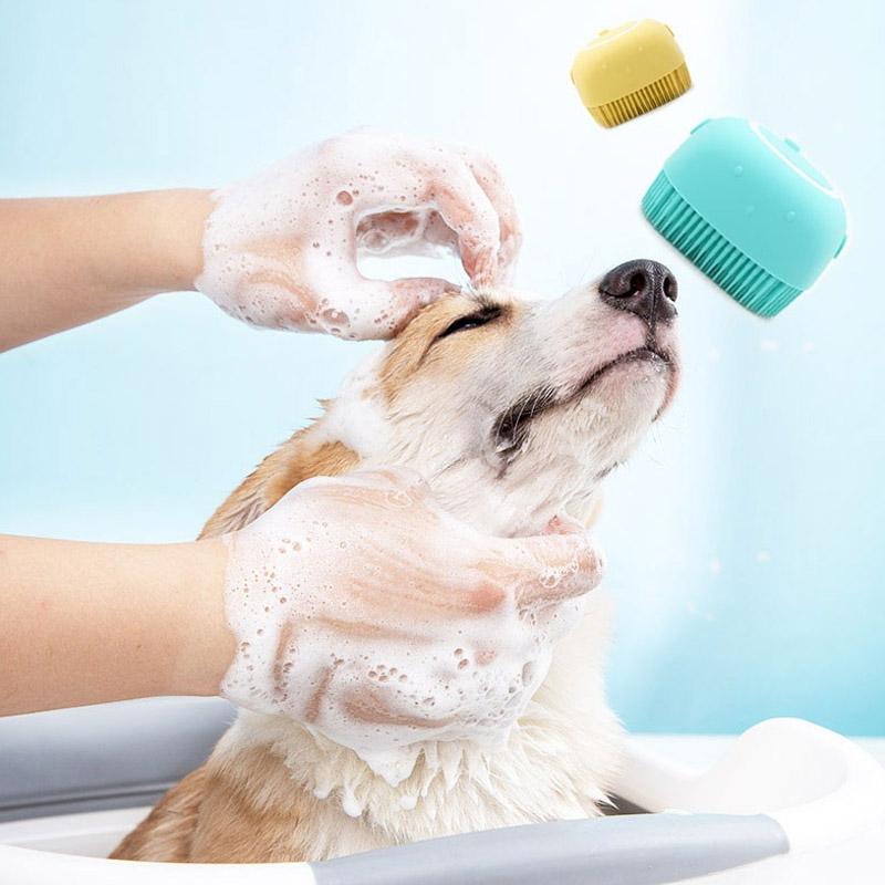 Pet Silicone Bath Brush – Magoloft