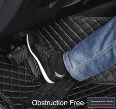 SupremeAutoMats.com - Luxury Diamond Patterned All Weather Car Mats - Totally Obstruction Free