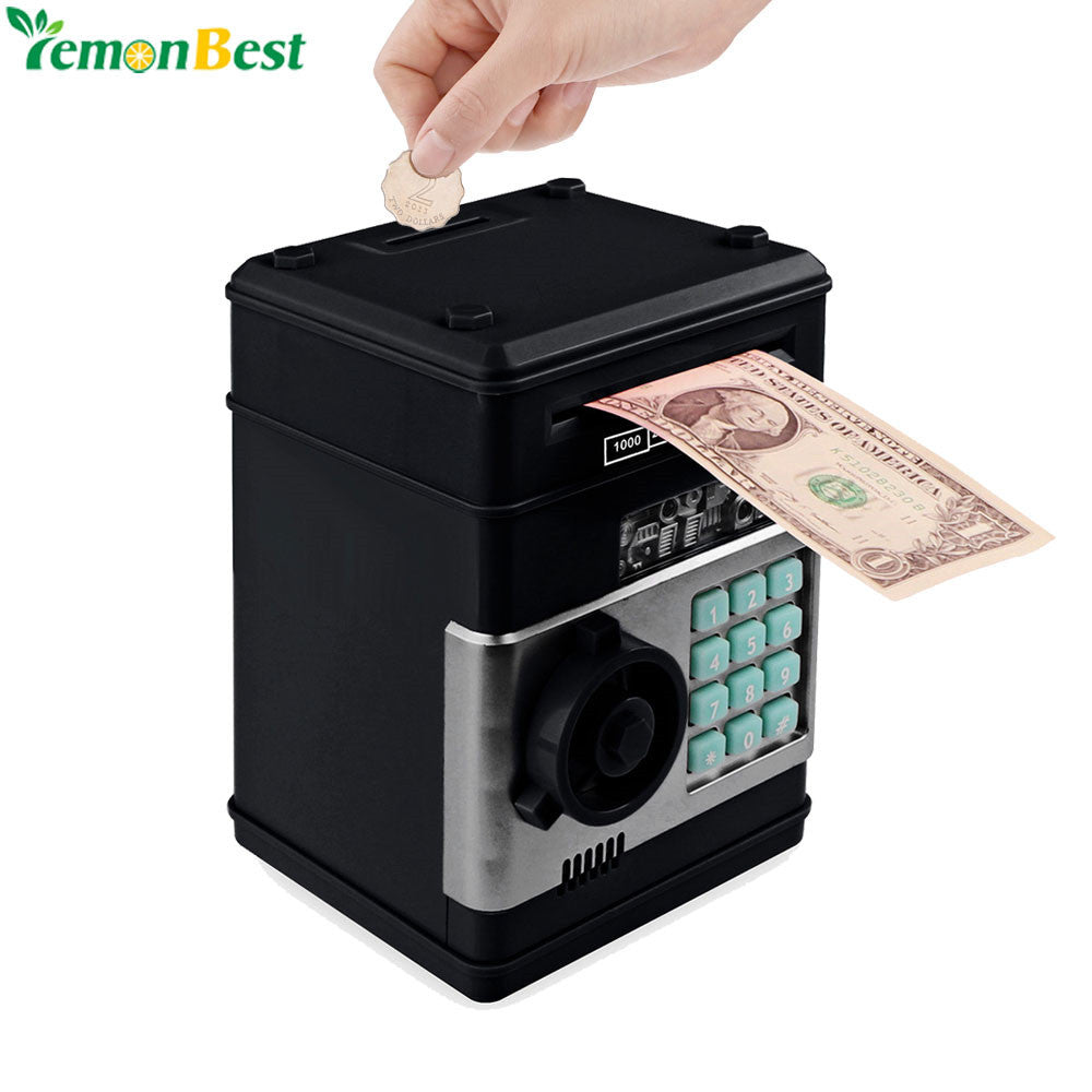 safebox with money counter