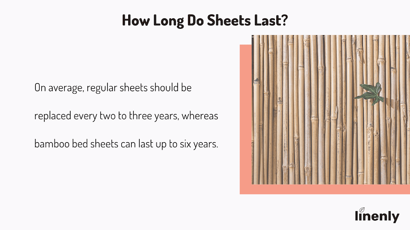 How long do sheets last infographic