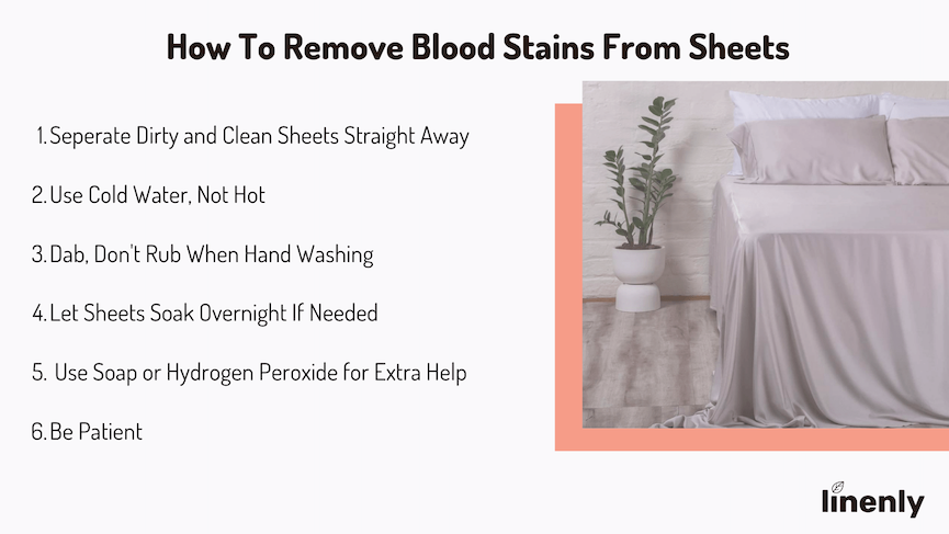 How to Get Blood Out of Sheets - Easy Way to Remove Blood from Bedding