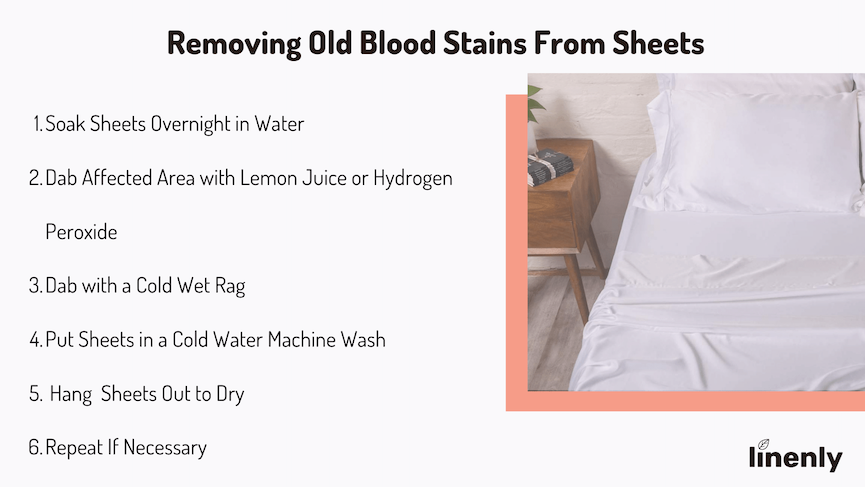 How To Get Blood Out Of Sheets With Household Products