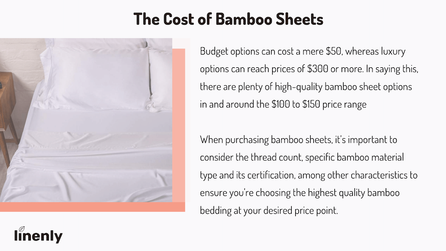 how much do bamboo sheets cost
