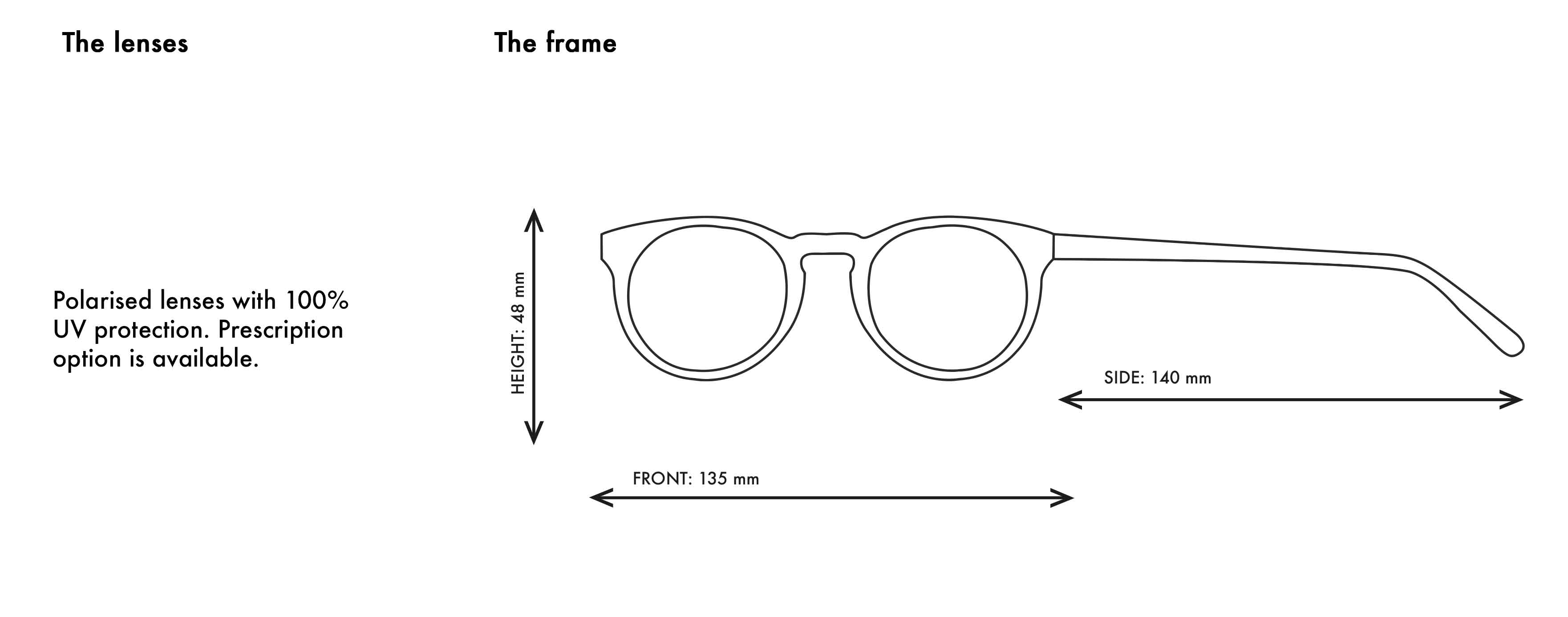 SHARP Transparent frame + Mirrored lenses – supernormal