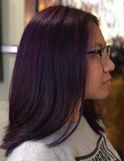 8 Ideas For Dark Hair With Purple Tips Apostore