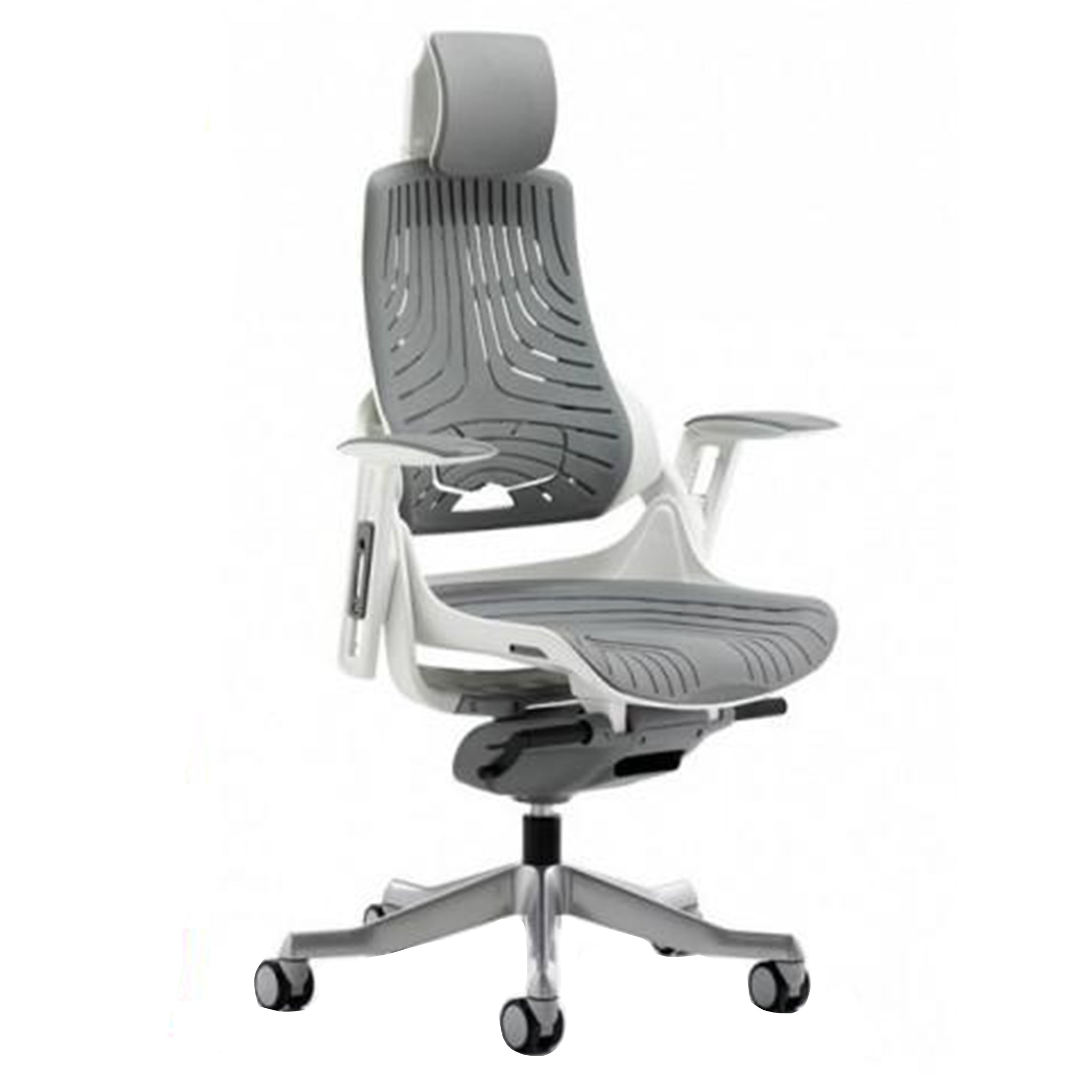 white and gray office chair