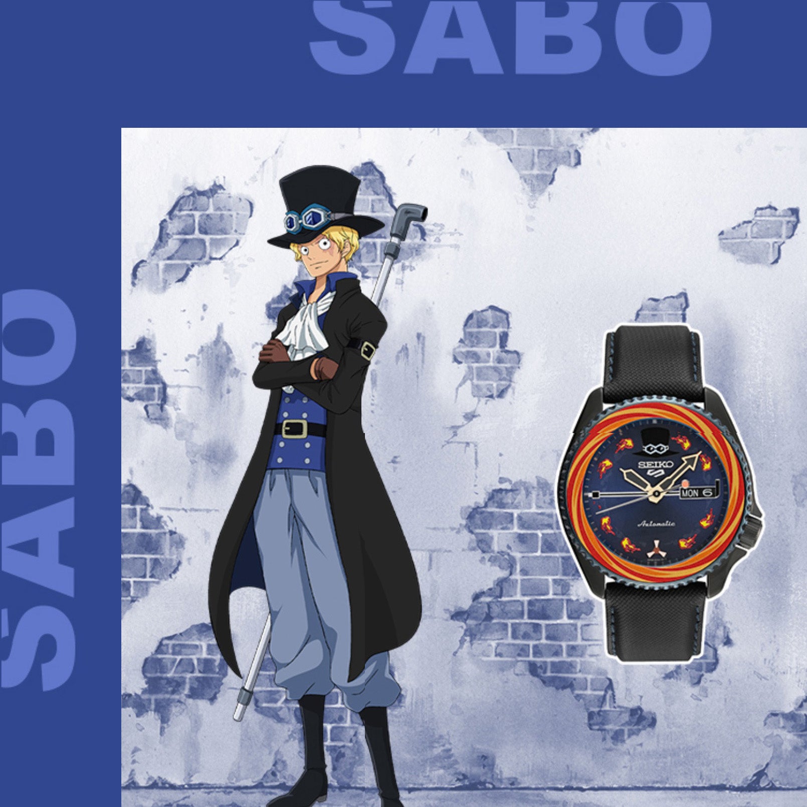 SEIKO セイコー ONEPIECE ワンピース コラボ サボ | www.hurdl.org