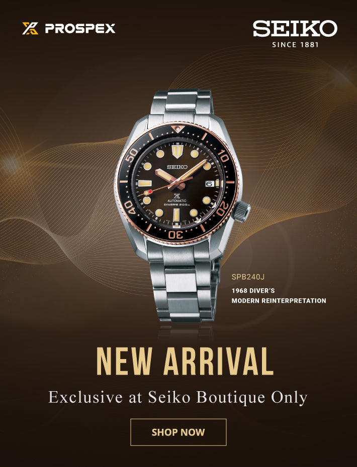 Seiko PROSPEX 2021 Vintage 1968 Diver's Re-Interpretation Boutiques Ex –  ELITE TIMEPIECEHK-HONG KONG