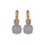 Lovable Double Stone Leverback Earrings "Romance" *Preorder*