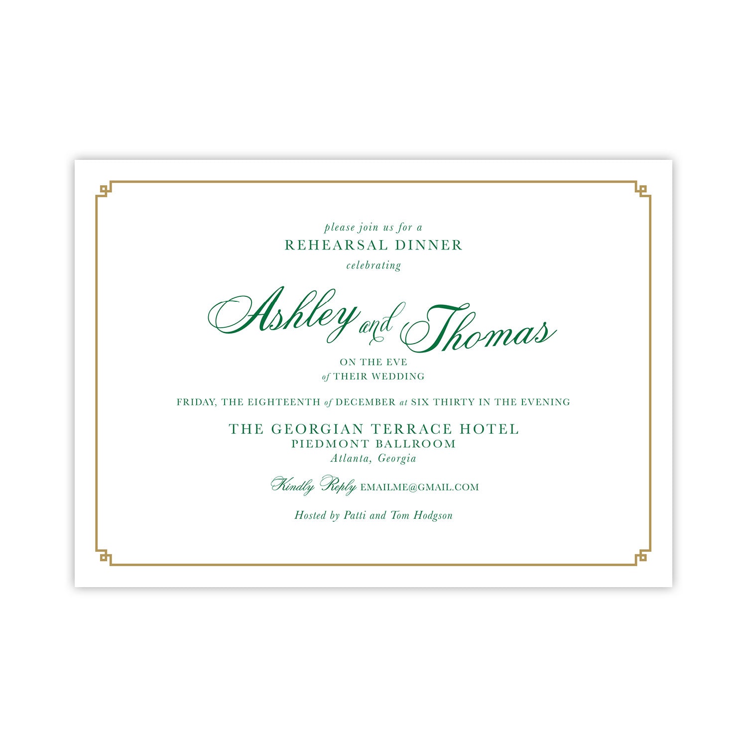 rehearsal dinner invitations