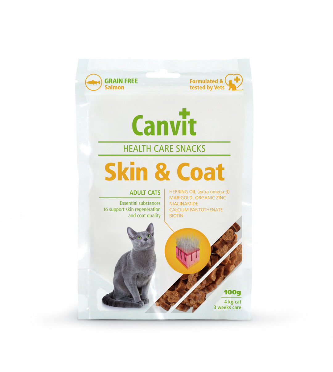 cat treats for skin and coat
