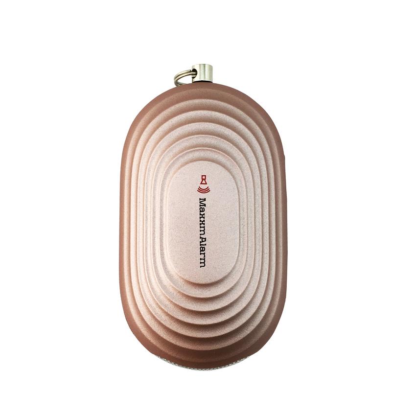 Image of Portable Personal Security Alarm Panic Button + LED Light - Matte Rose Gold