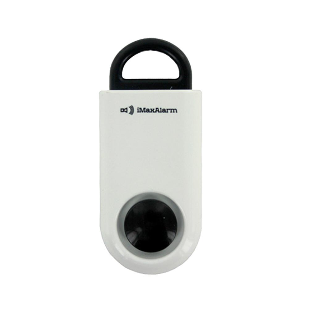 Image of Portable Personal Security Alarm - White-Black