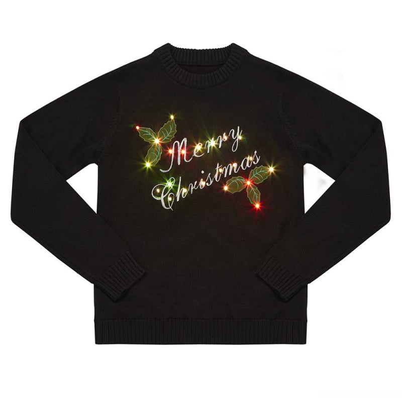 Image of Merry Christmas with Lights Christmas Sweater
