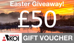 A gift voucher for Adam Byer Koi Farm