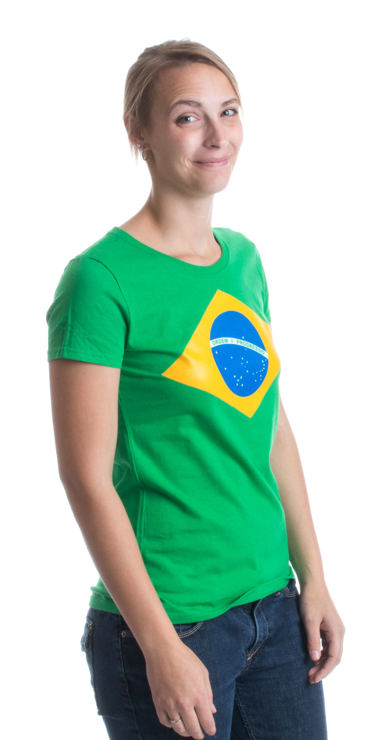 Brazil Brazilian Flag Brasil Bandera Bandeira Brazilian Flag Premium T-Shirt