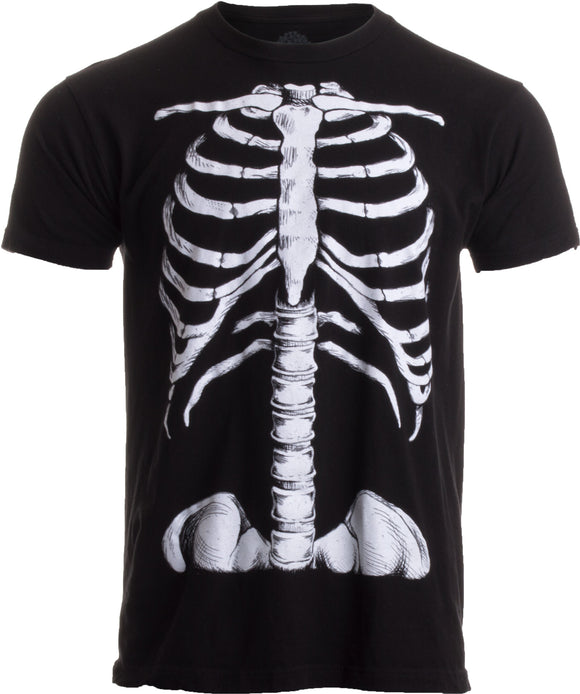 Skeleton Rib Cage Jumbo Print Novelty Halloween Costume Ladies T-shirt-Ladies,S
