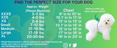 teacup sizing chart