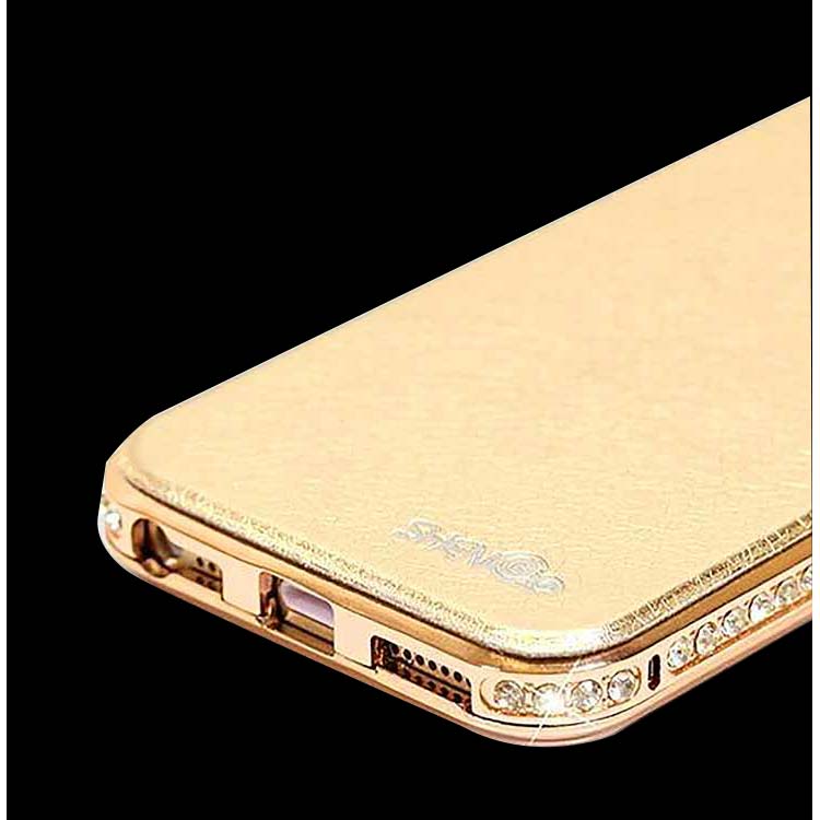 Versterker Wolf in schaapskleren het beleid Apple IPhone 5/5S Luxury Flip Cover With Swarovski Diamond Metal Bumpe -  pTron India
