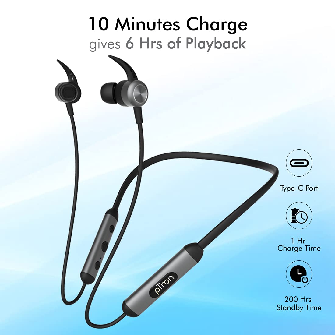 ptron tangent plus bluetooth headset