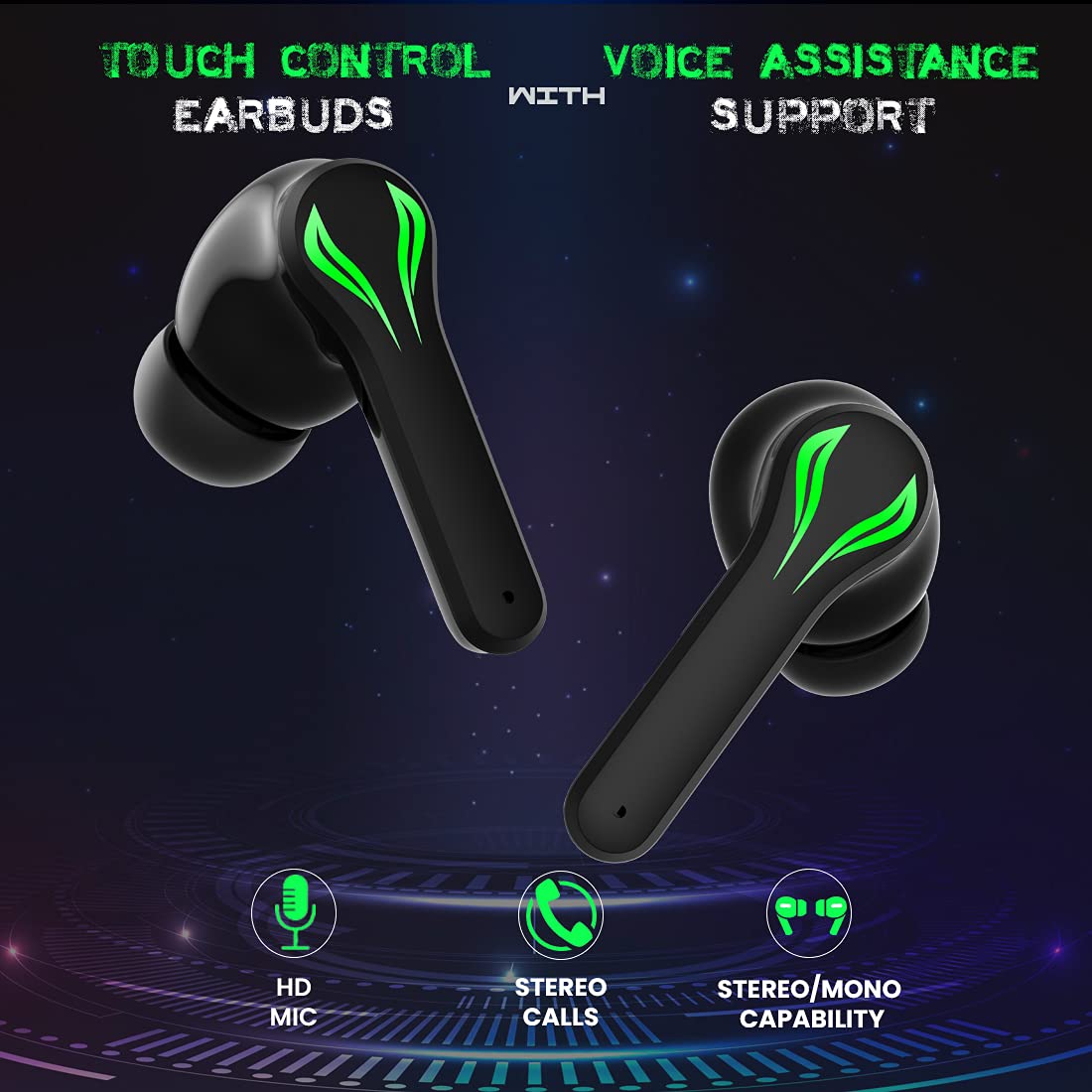 ptron bassbuds gaming