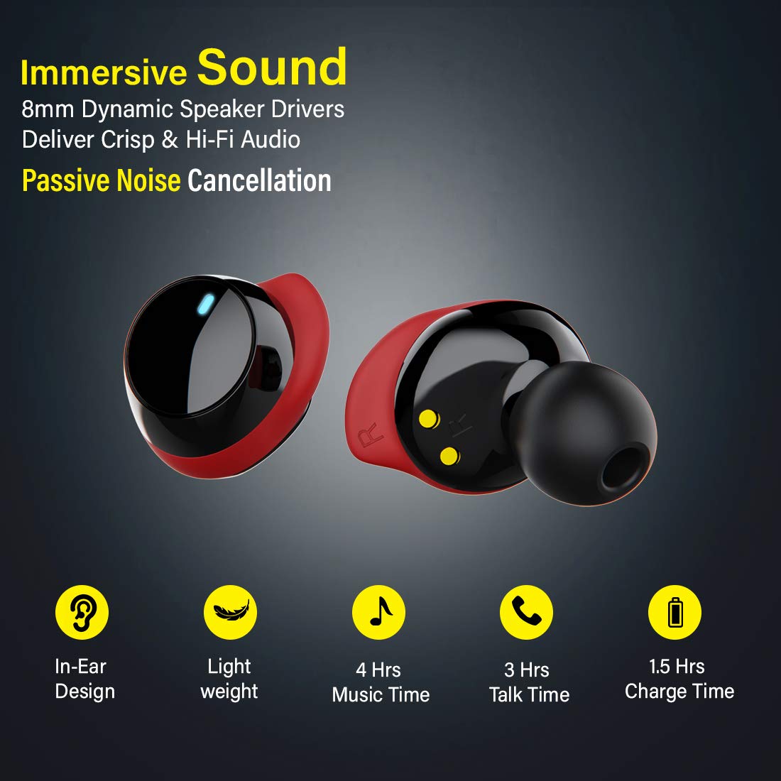 ptron bassbuds elite