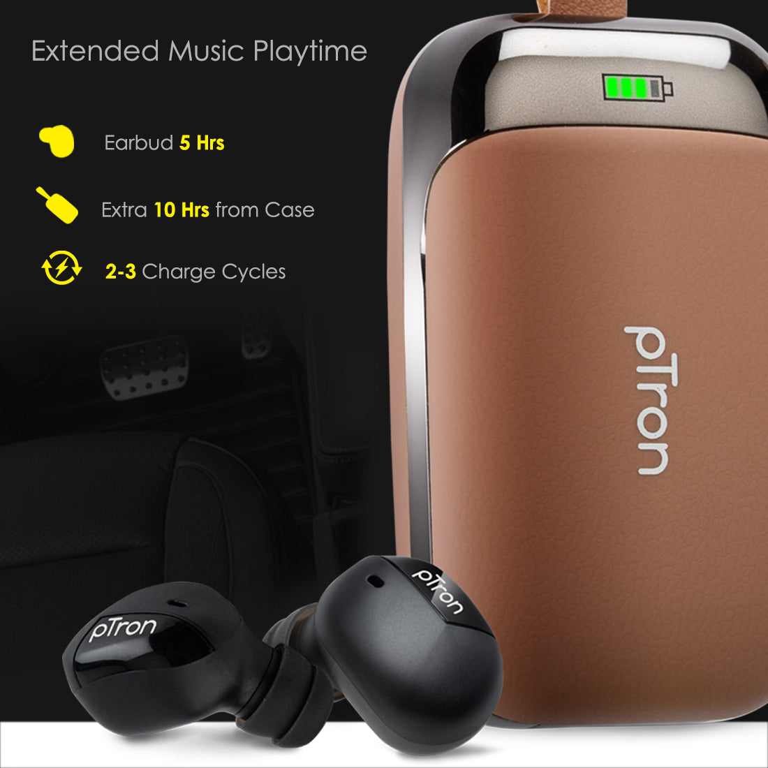 ptron urban earbuds