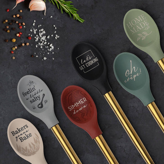 Krumbs Kitchen Farmhouse Silicone Spoons