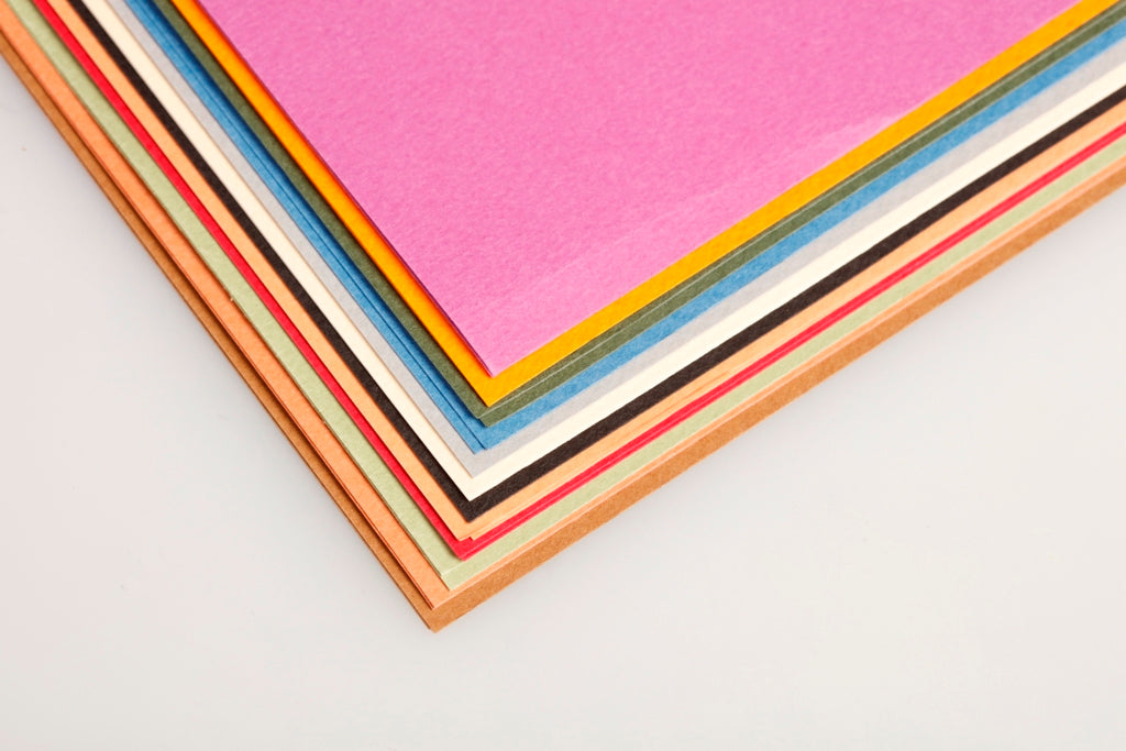Clairefontaine assorted coloured paper A4 pad 120g 20 sheets 10 sha