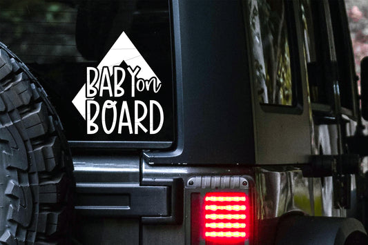 Jeep Baby on Board Sticker