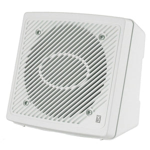 Poly-Planar 5.25" Premium Enclosed Flush 2-Way Marine Speaker - (Pair) White