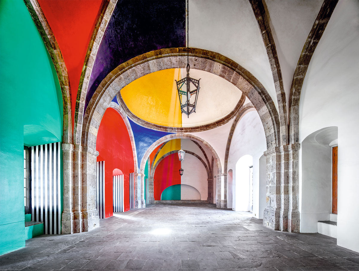 Hospicio Cabañas Capilla Tolsá from Daniel Buren work in situ Guadalajara I 2015