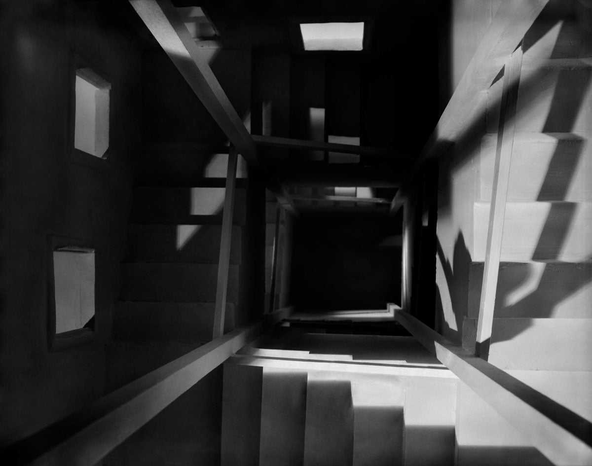 Stairwell, 1983-2013  gelatin silver print.