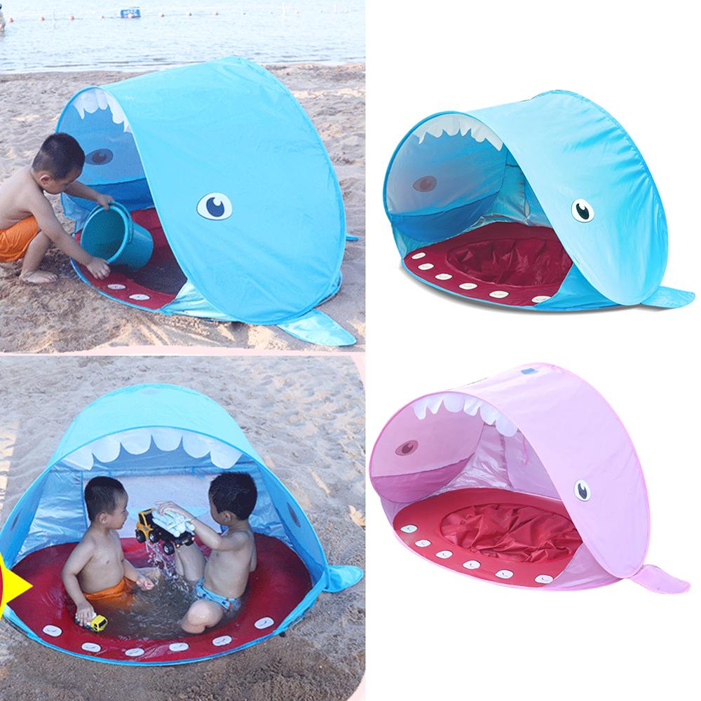 Tente De Plage Pour Bebe Traitee Anti Uv Avec Pataugeoire Sunnyside Shopping