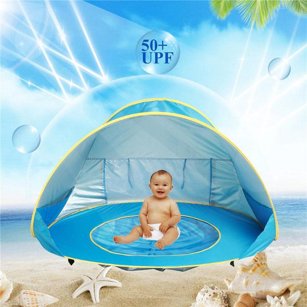 Tente De Plage Pour Bebe Traitee Anti Uv Avec Pataugeoire Sunnyside Shopping