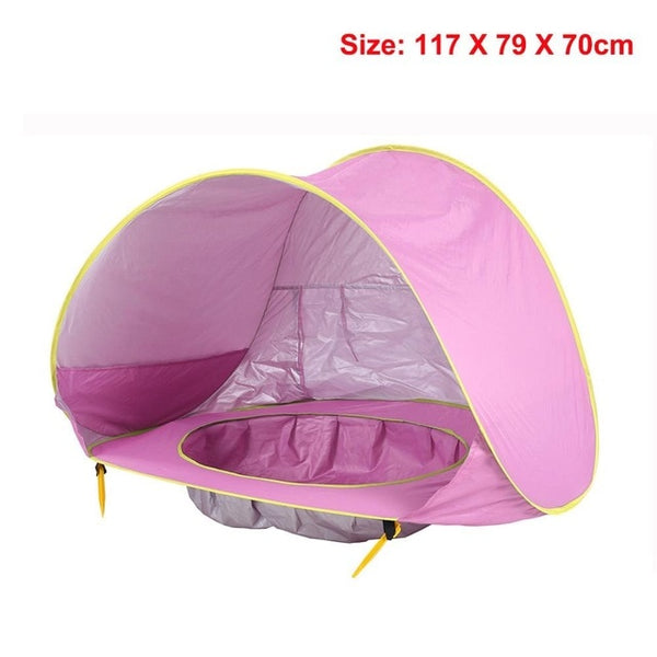 Tente De Plage Pour Bebe Traitee Anti Uv Avec Pataugeoire Sunnyside Shopping