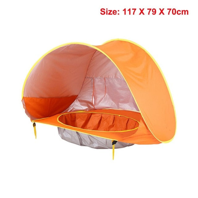 Tente De Plage Pour Bebe Traitee Anti Uv Avec Pataugeoire Sunnyside Shopping