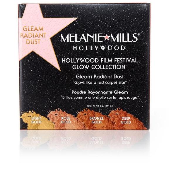 Melanie Mills Hollywood Hollywood Film Festival Glow Collection, Gleam Radiant Dust, UK Stockist, MyBeautyBar.co.uk