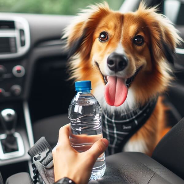 How Do I Give My Dog Water In The Car?