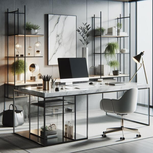 How Do You Make An Old Office Desk Look Modern?
