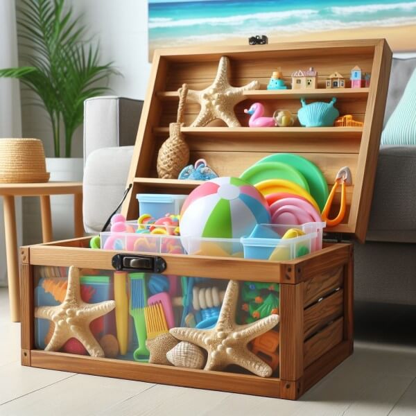 How To store beach toys